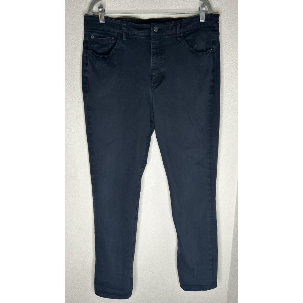 G/FORE Jeans Mens 36x32 Gray Straight Leg Mid Rise 5-Pocket Golf Stretch Denim